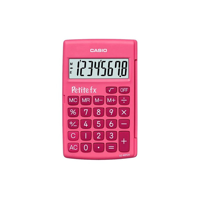 Calculatrice Casio LC-401LV Rose